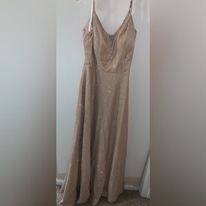 046 Champagne Ballgown dress